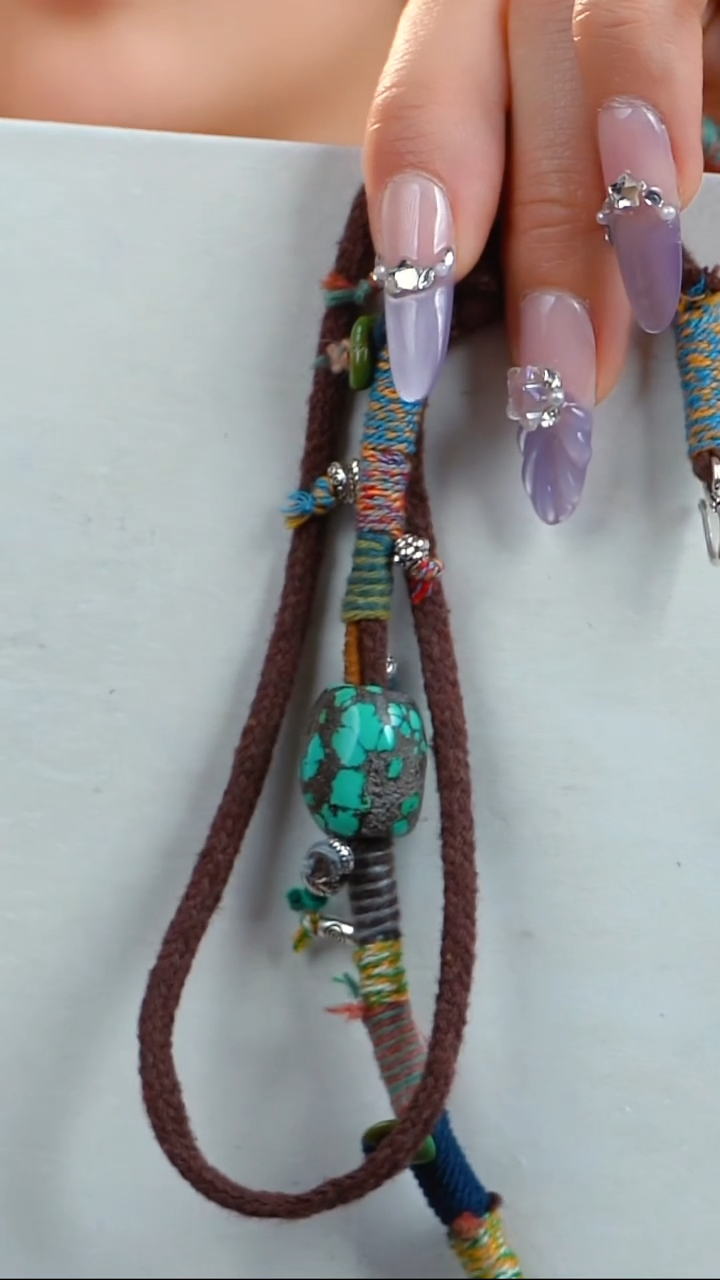 未镶嵌绿松石项链1