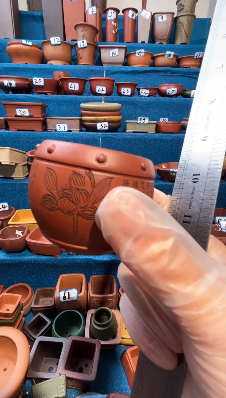 【闪购商品】紫砂紫砂花盆4.5*5