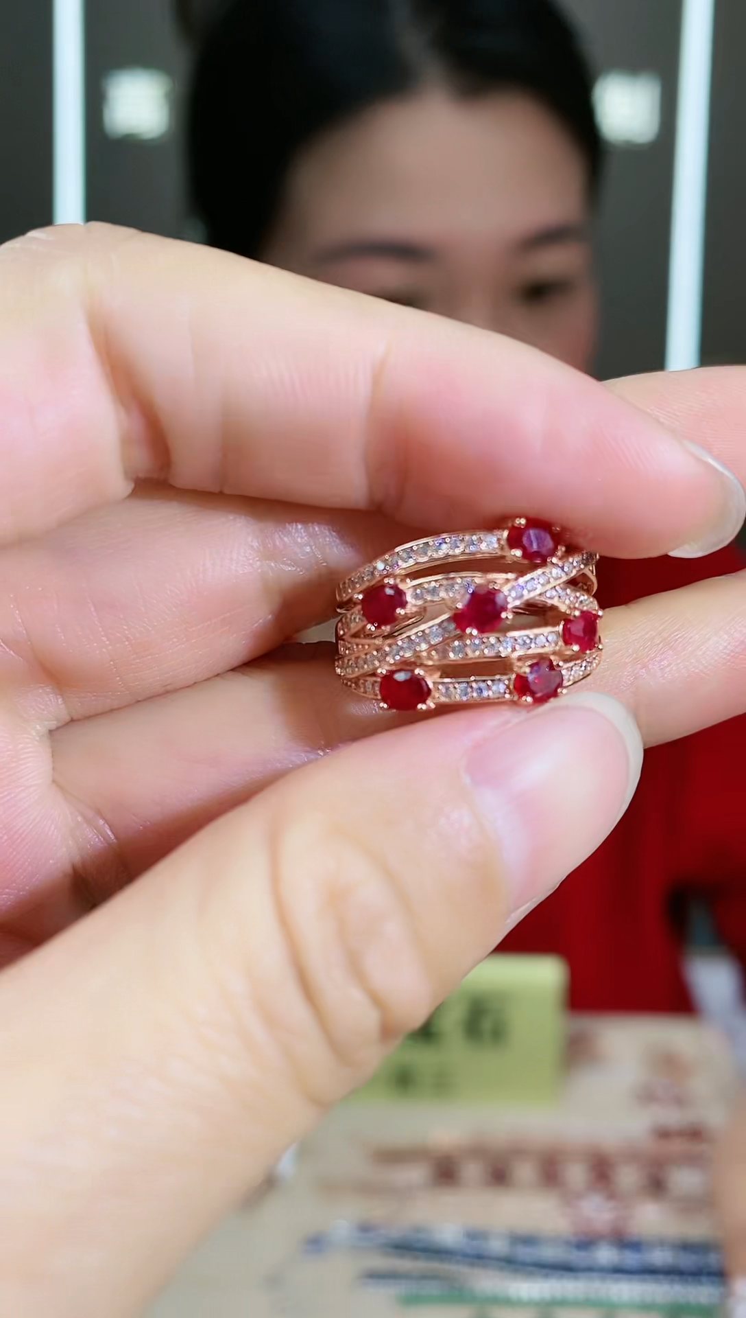 【闪购商品】红宝石手饰银S925镶嵌手饰