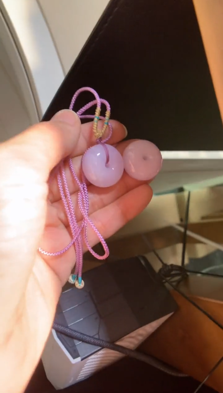 颈饰未镶嵌翡翠平安扣 多样性发一件