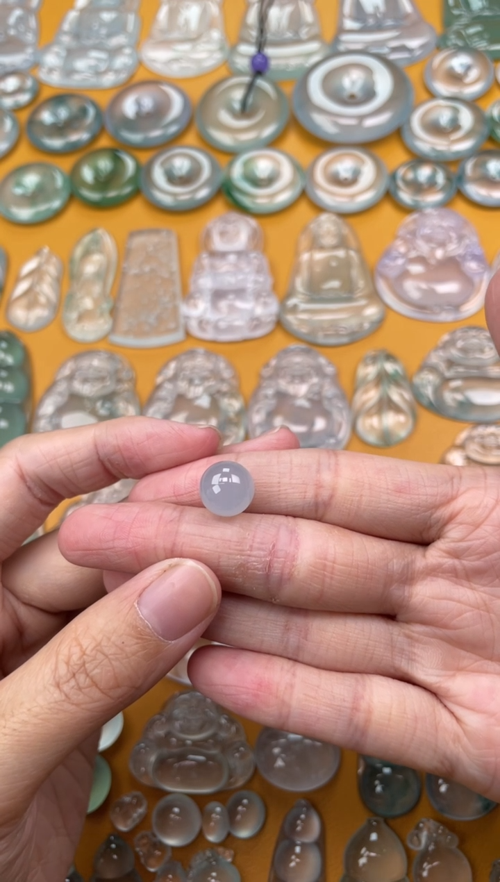 翡翠未镶嵌吊坠(不含链)珠子10.2