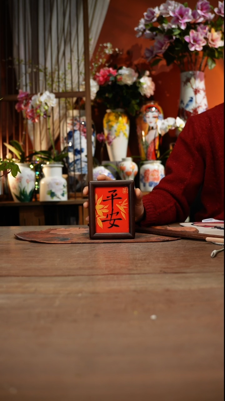 当代高温釉下彩手绘陶瓷餐具