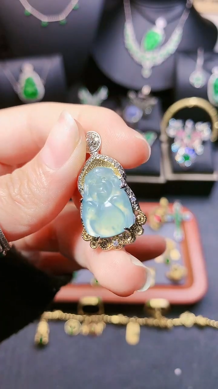 【闪购商品】翡翠颈饰未镶嵌吊坠