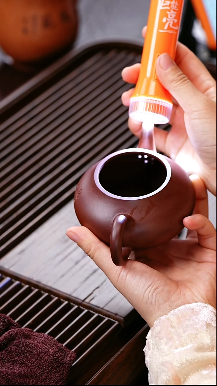 茶壶紫砂梨形（忽有故人）【新】 紫泥 210cc