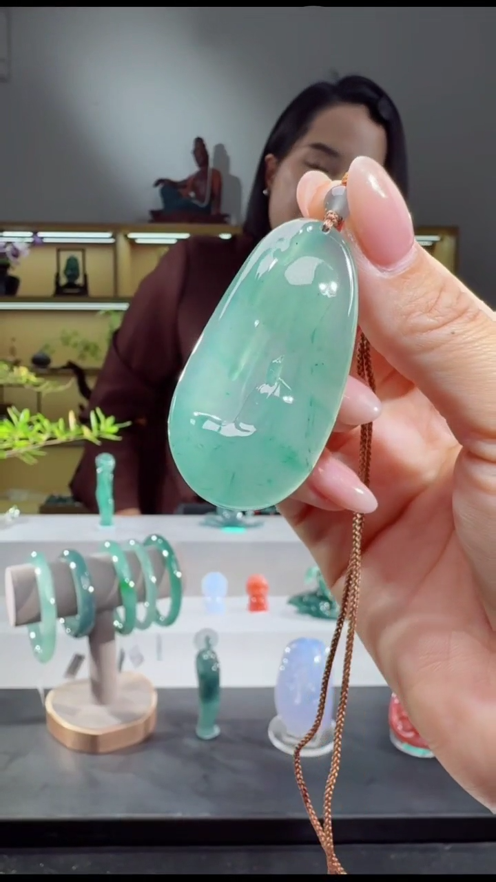 吊坠(不含链)未镶嵌翡翠悟道（多样性发其一）