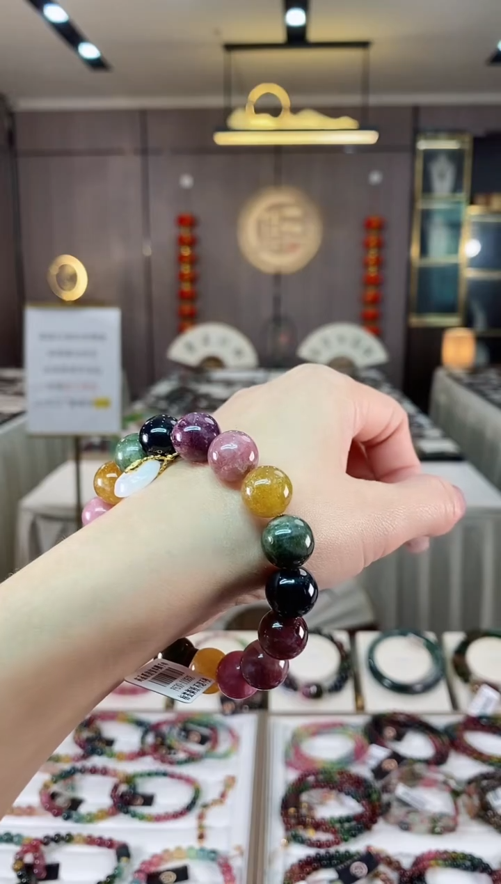 【闪购商品】碧玺单圈手串11m+未镶嵌（多样性发一条）hon