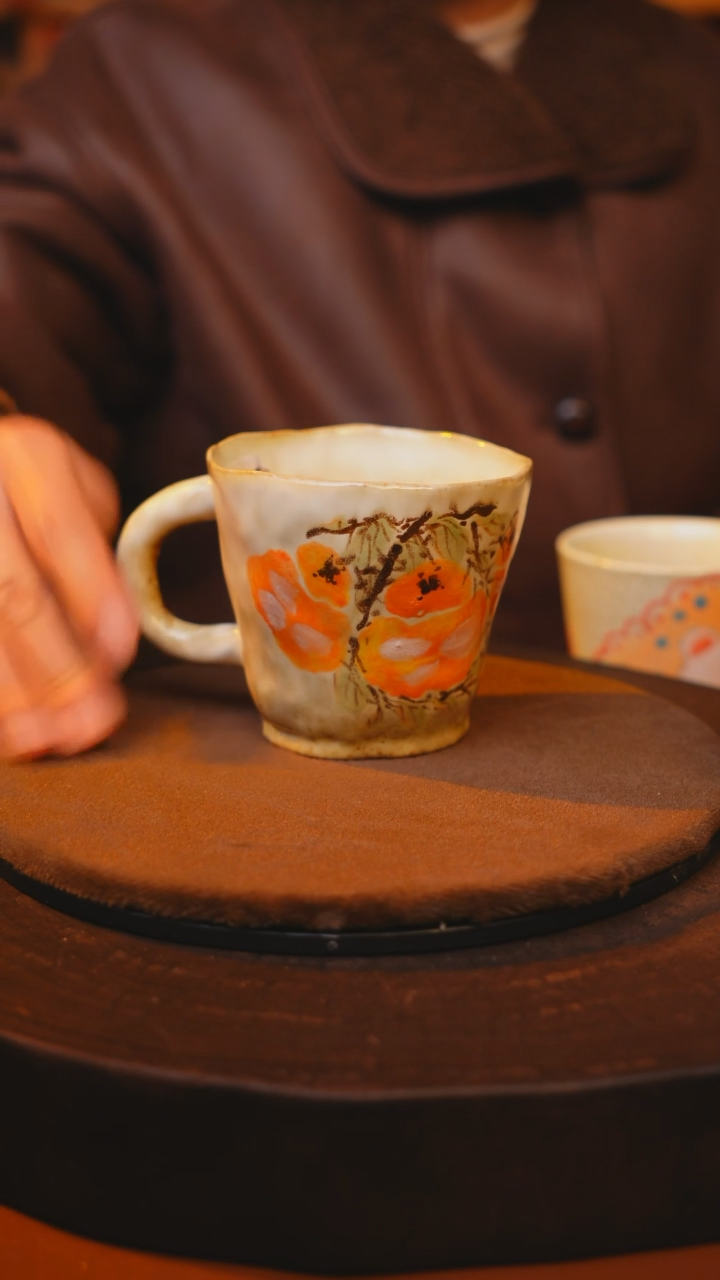 【闪购商品】瓷片景德镇手绘瓷器高温釉下彩----