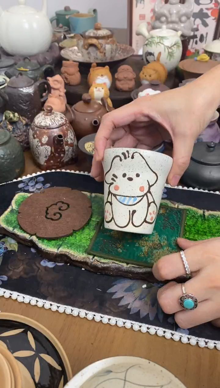 【茶瓷物语】小狗杯子