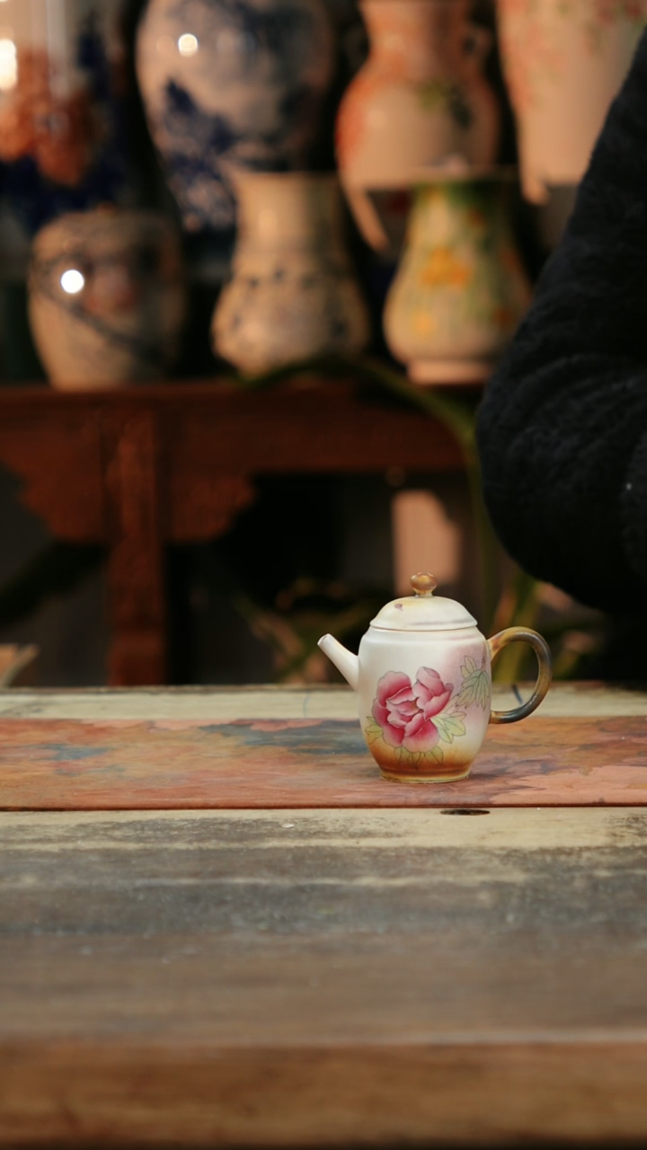 【闪购商品】瓷片景德镇纯手工釉下彩精品花瓶