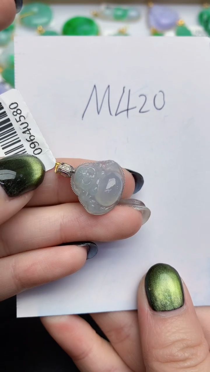 【闪购商品】翡翠颈饰18K金镶嵌000000000