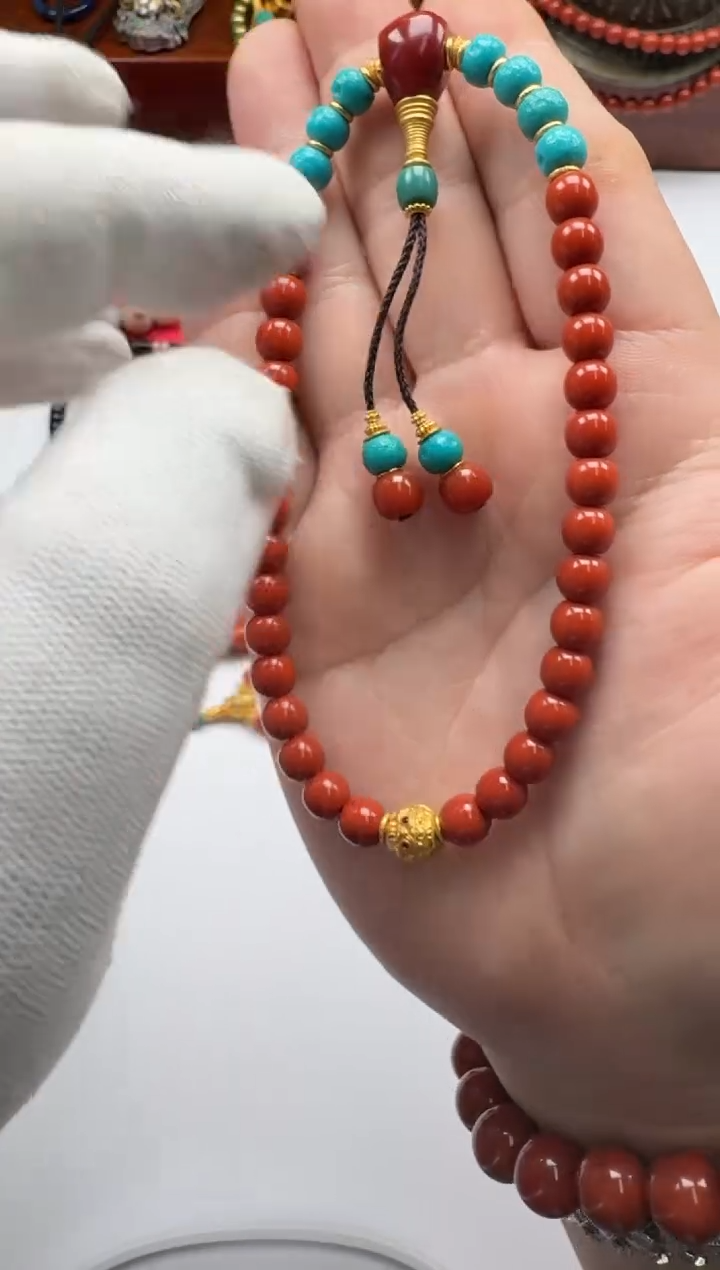 【闪购商品】绿松石配饰配饰18K金镶嵌配饰配饰