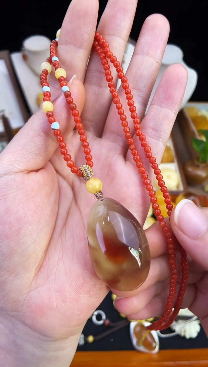 琥珀未镶嵌珠宝奇石柒月