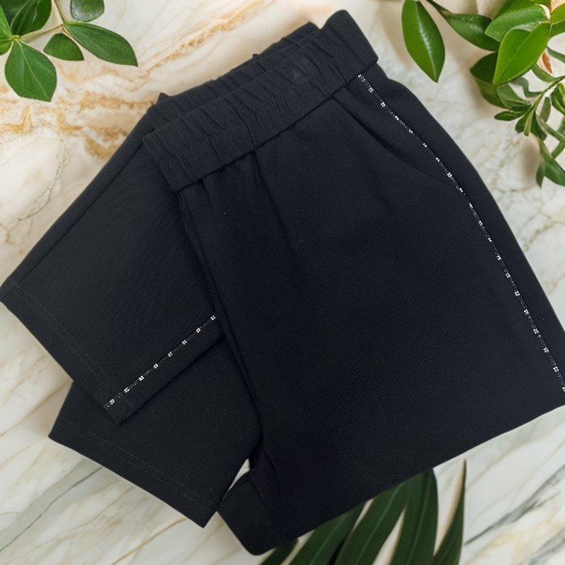 【帝然】2025秋季新款99155弹力中老年妈妈宽松百搭九分休闲裤