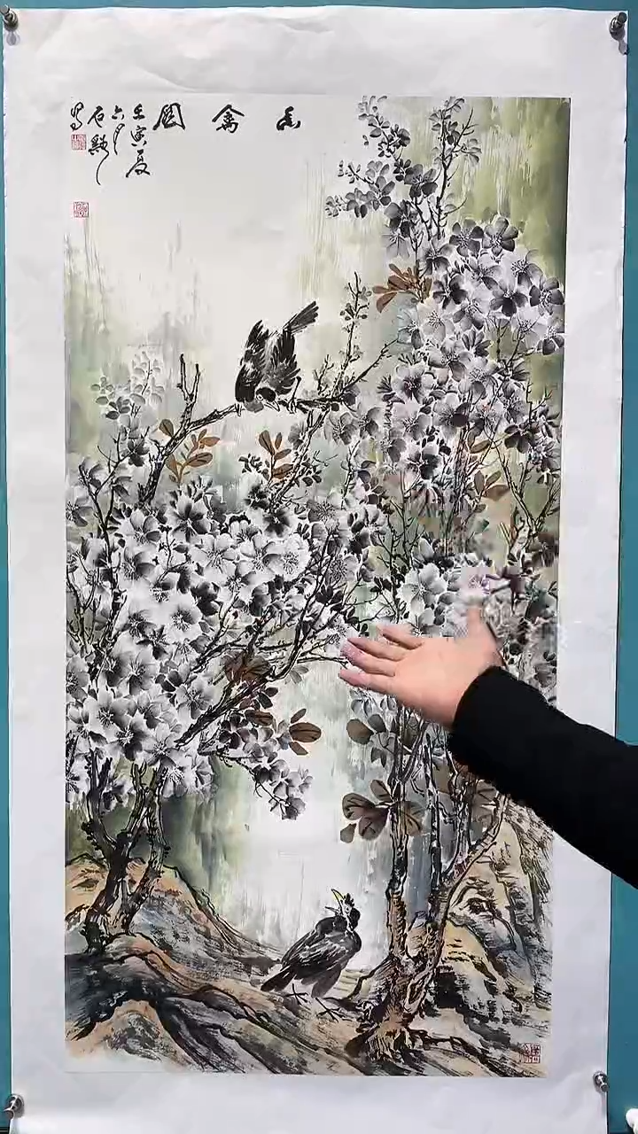 国画画都展厅明德老师国画作品19