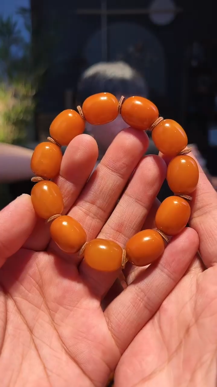 【闪购商品】蜜蜡手链未镶嵌单圈