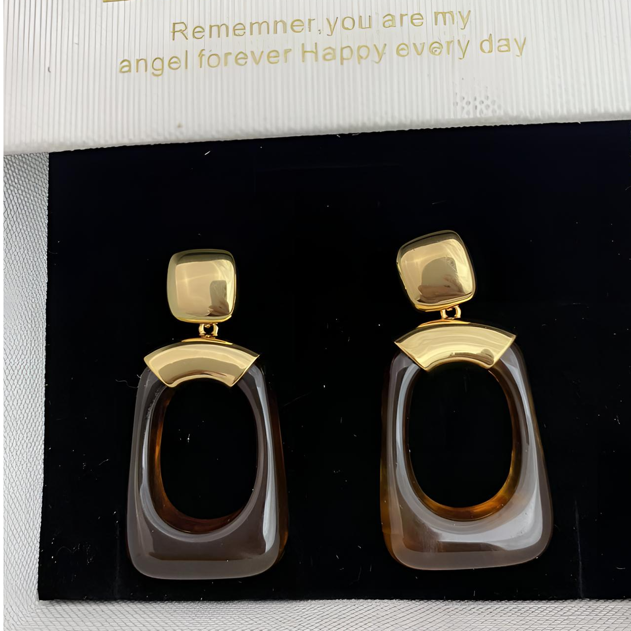 合金琉璃耳饰 高级感时尚气质百搭224