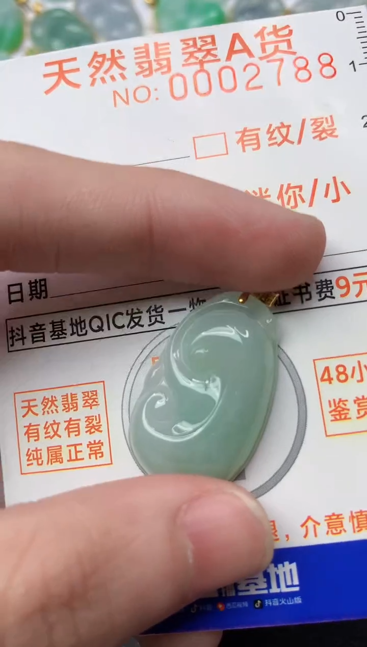 【闪购商品】翡翠颈饰18K金镶嵌9............