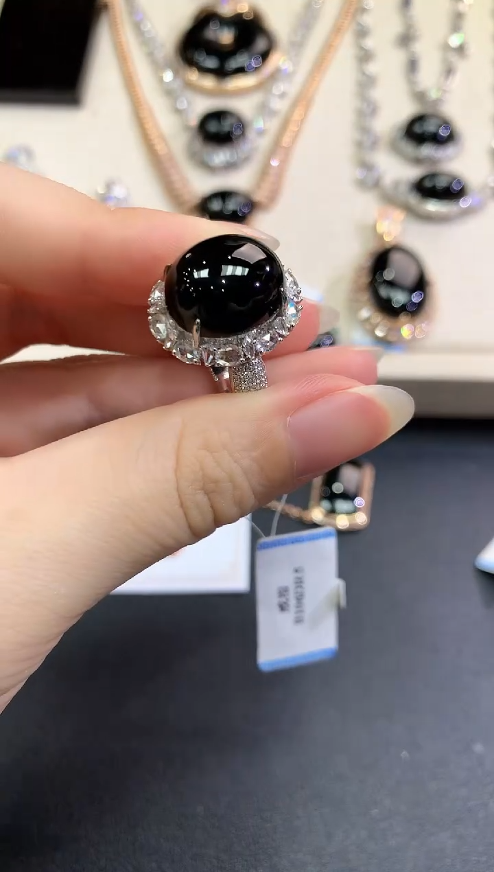 【闪购商品】翡翠戒指18K金镶嵌C122 不退换