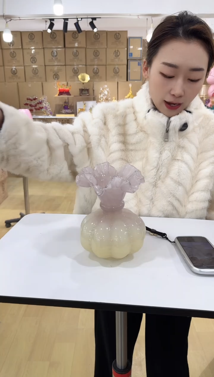琉璃昕控花瓶花器S-晚9