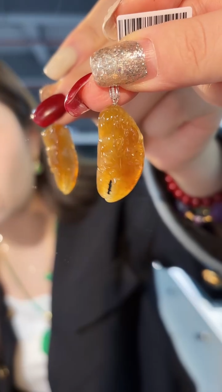 【闪购商品】翡翠颈饰18K金镶嵌缅料A货/支持复检/一件