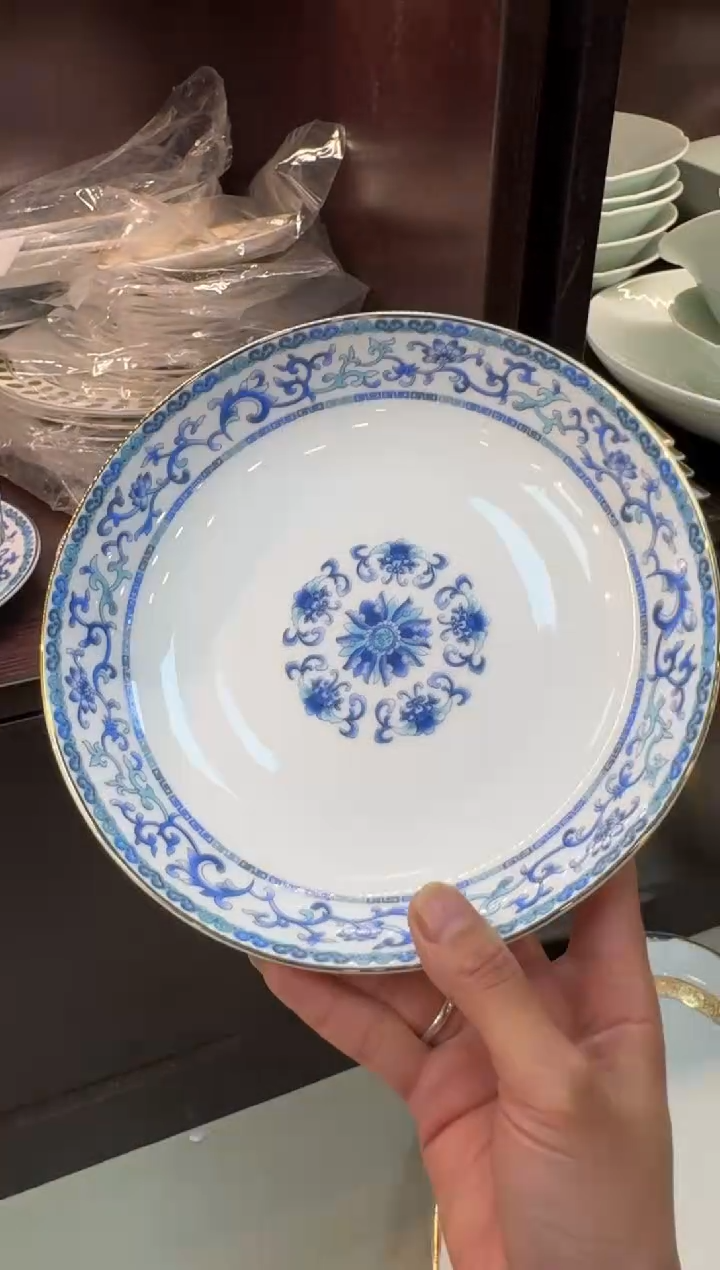 【闪购商品】瓷片8英寸菜盘福利款