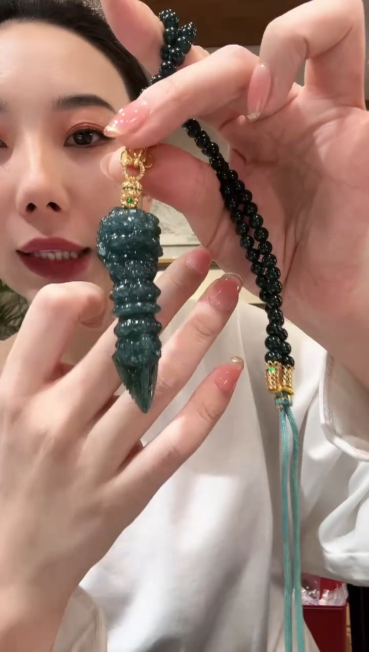 【闪购商品】翡翠颈饰未镶嵌国风