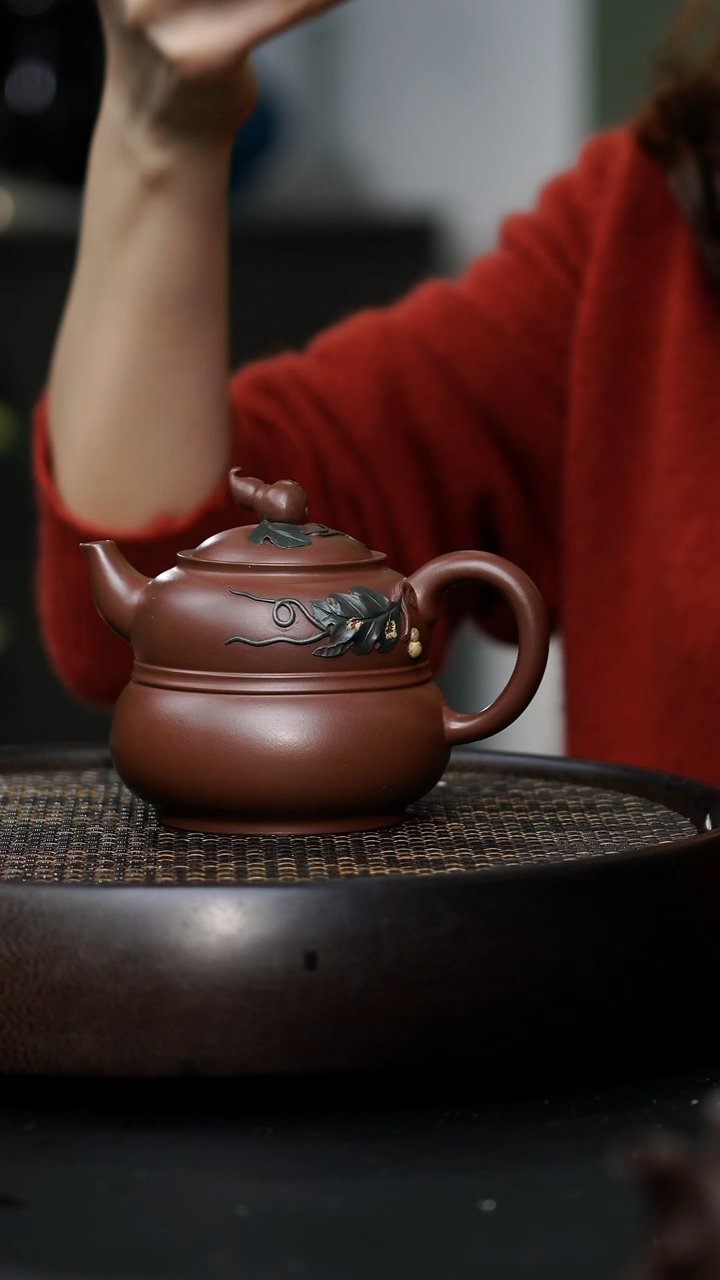 鹏*XWQ-0007福禄-紫泥-350cc