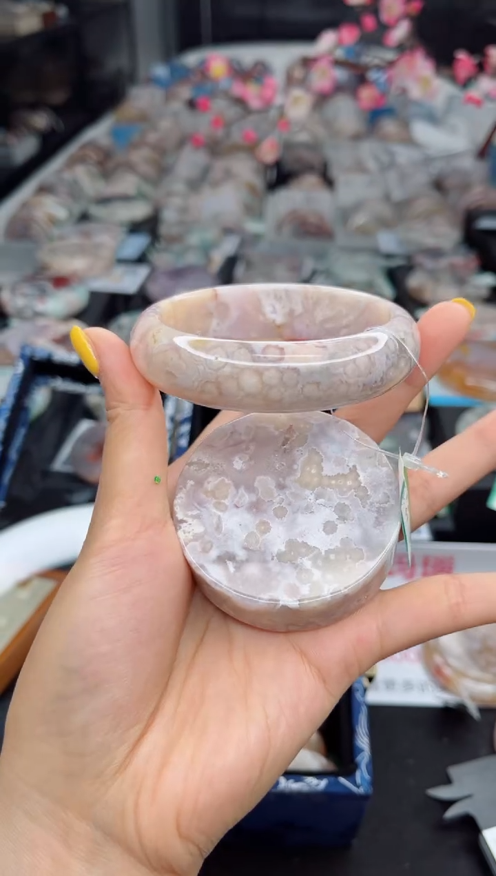 石英质玉未镶嵌手镯61圈口（赠送镯心）1426344