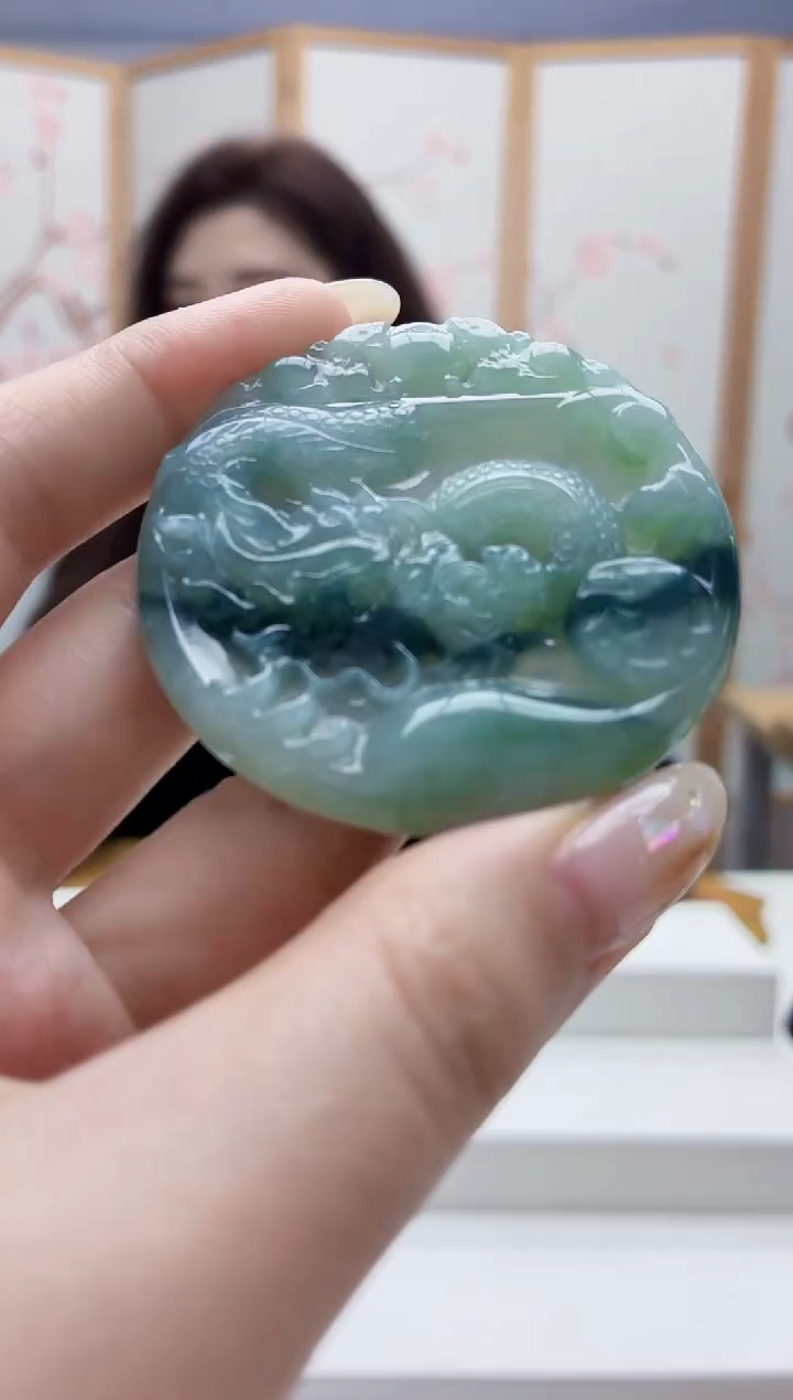 未镶嵌定制翡翠4829jw-毛货挂件38