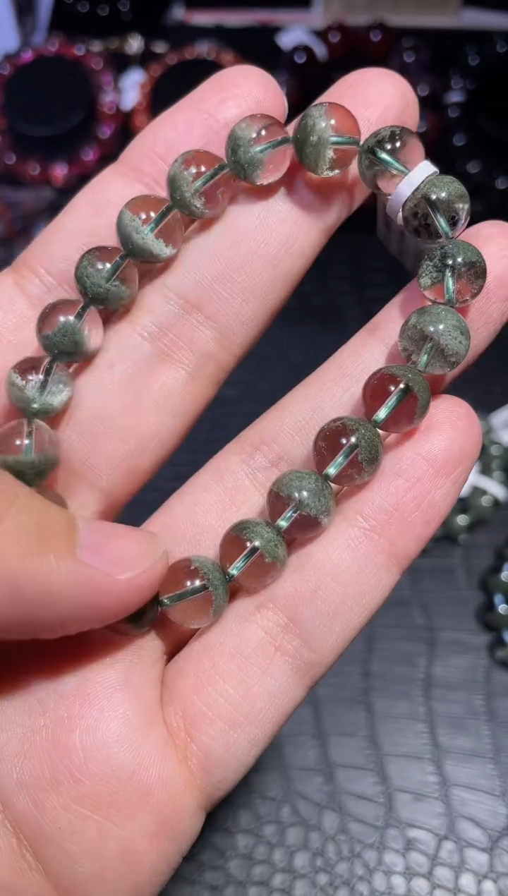 【闪购商品】水晶手链未镶嵌绿幽灵单圈A9（多样性发其一）