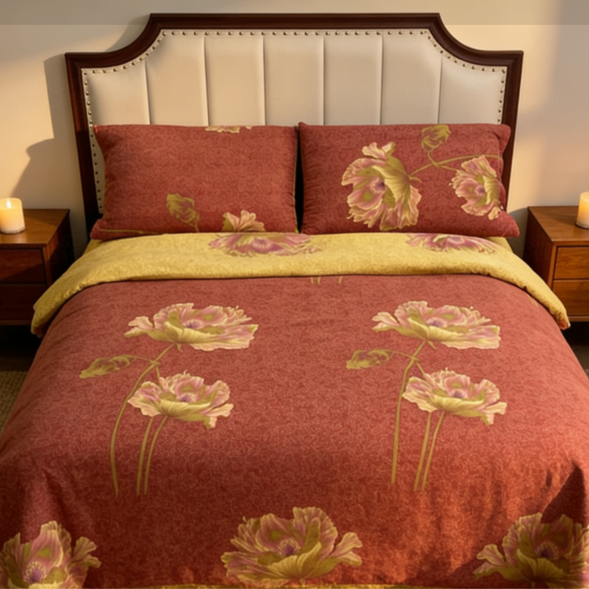 精品亲肤四件套--鎏金奢眠可机洗不掉色高端高档上档次柔软舒适