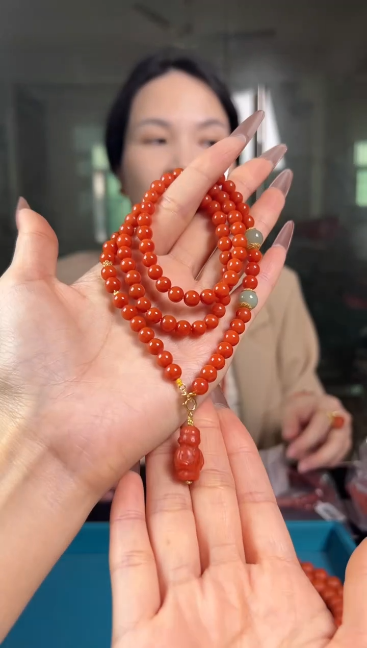 南红玛瑙项链未镶嵌5.25-（多样式）