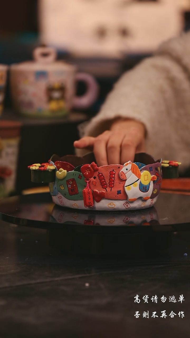 陶瓷景德镇可爱设计师款陶瓷 