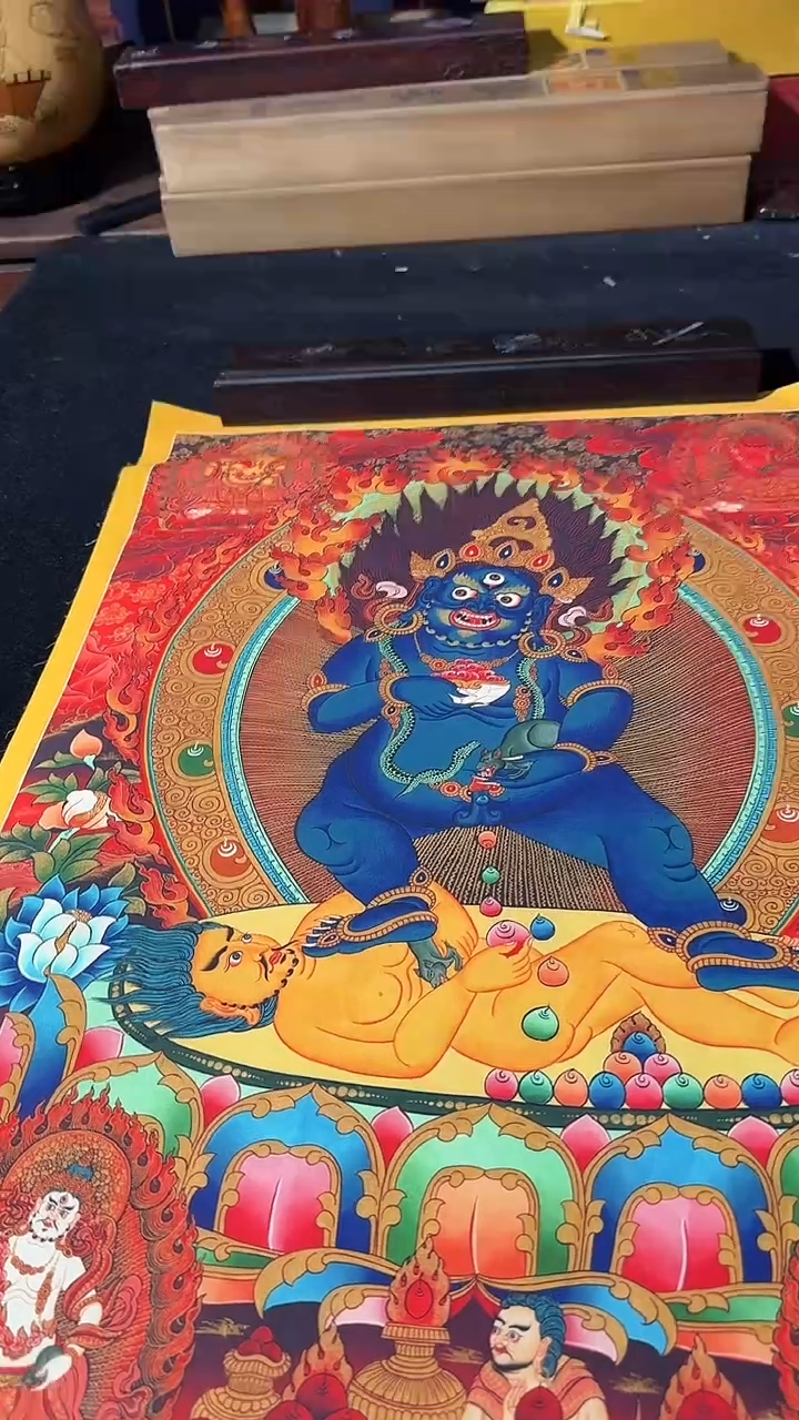 卷轴画藏式珍藏彩绘艺术馆147