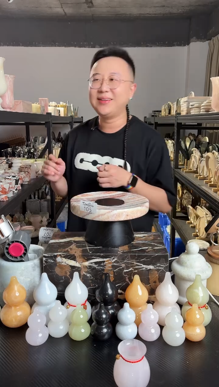 石材105希腊彩虹果盘