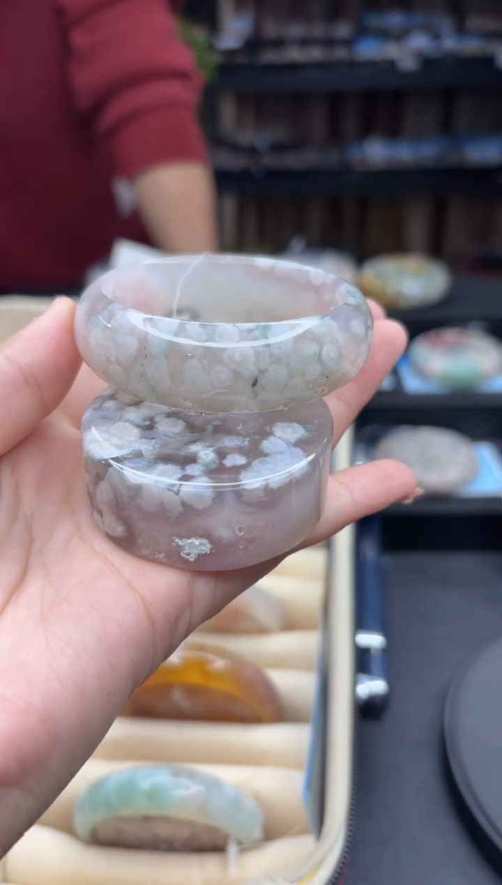 【闪购商品】石英质玉手镯未镶嵌872（53圈赠送镯心）