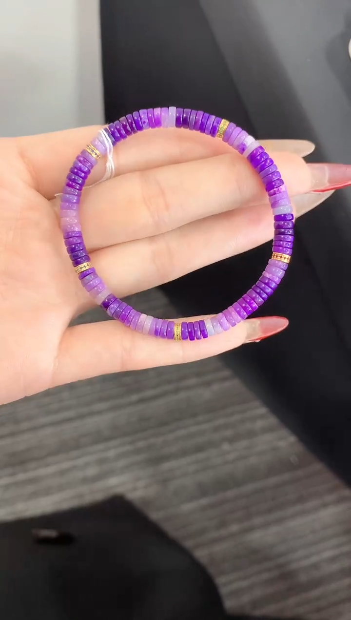 【闪购商品】苏纪石（舒俱来）.18K金镶嵌舒俱来手串