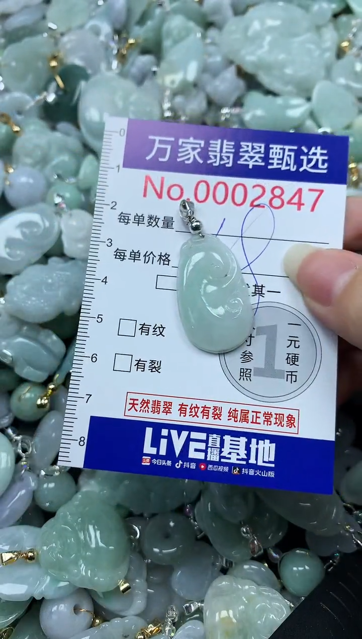 吊坠(不含链)未镶嵌翡翠2847