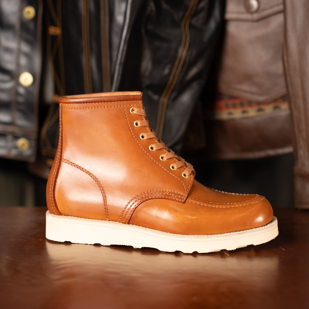 PETER QU|SUTRA|马臀皮手缝沿条固特异工装复古靴V底875狮子楦