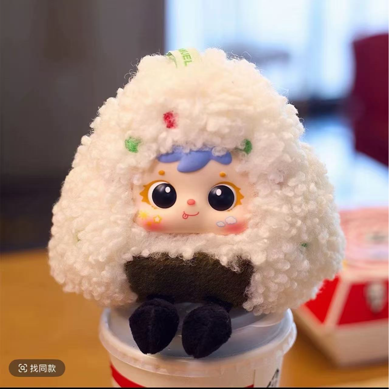 【正版代拆】空槿三小毛Samuel炸虾虾薯条盲盒潮玩毛绒公仔