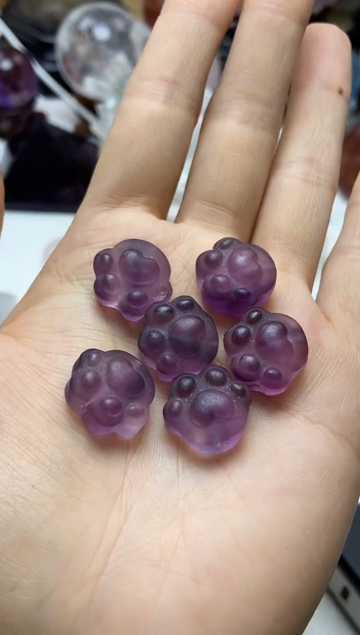【闪购商品】萤石【紫】配件/568未镶嵌多样性发一件