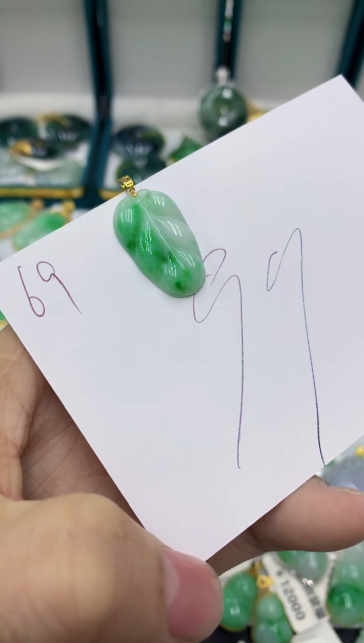 【闪购商品】翡翠颈饰18K金镶嵌11111111111