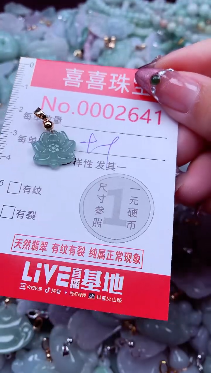 吊坠(不含链)未镶嵌翡翠2641