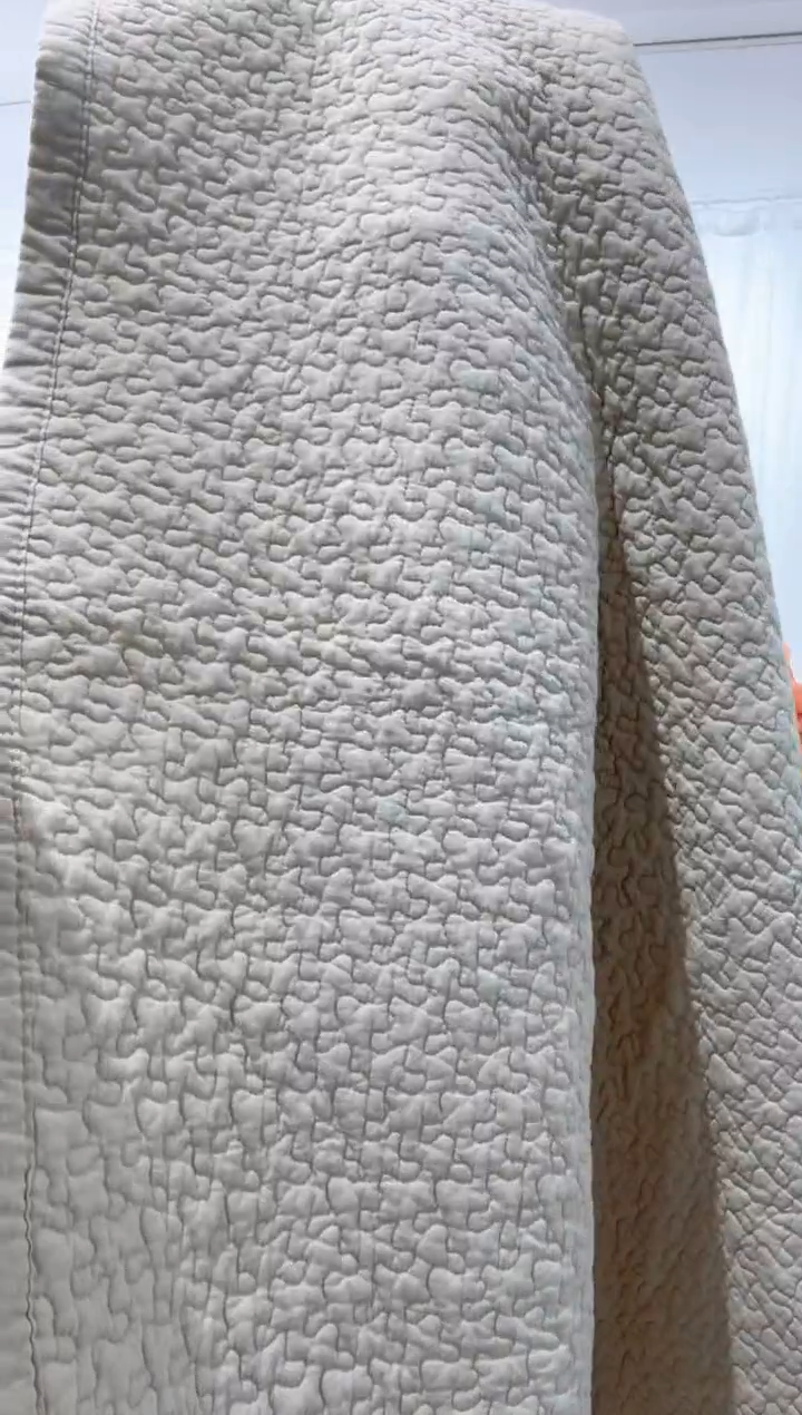 棉90*150纯棉床盖102号微瑕咖色