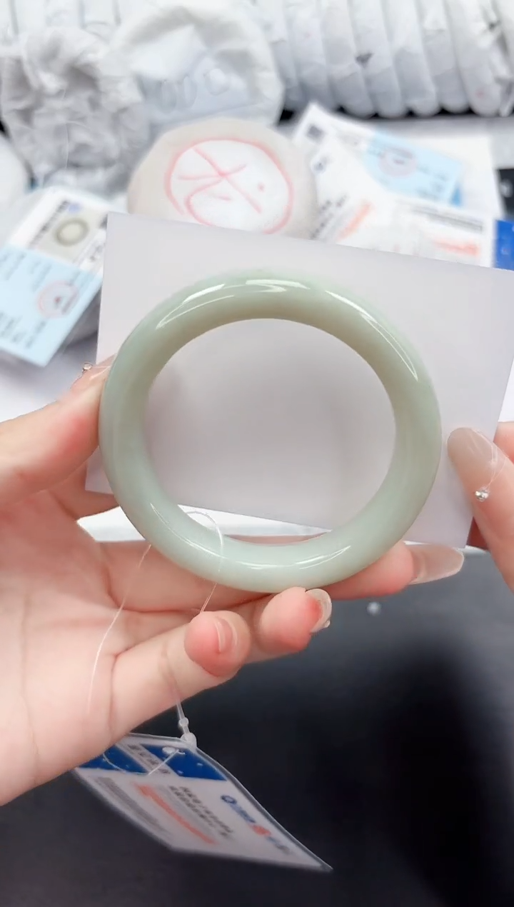 和田玉手镯未镶嵌169-56QS3.5