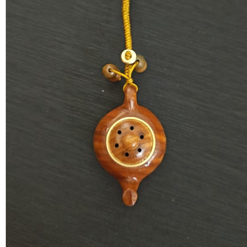 绿檀把把壶配件一个