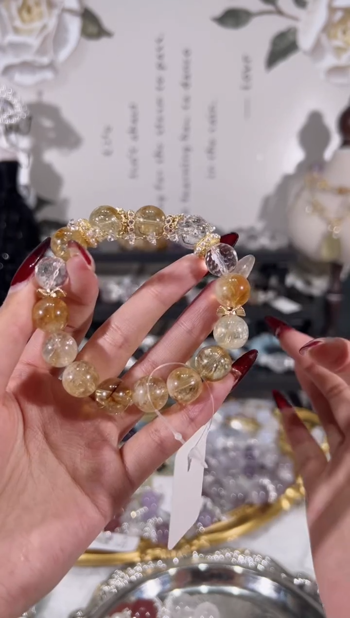 【闪购商品】水晶手链未镶嵌天然水晶默认微瑕，多样性发货发其一