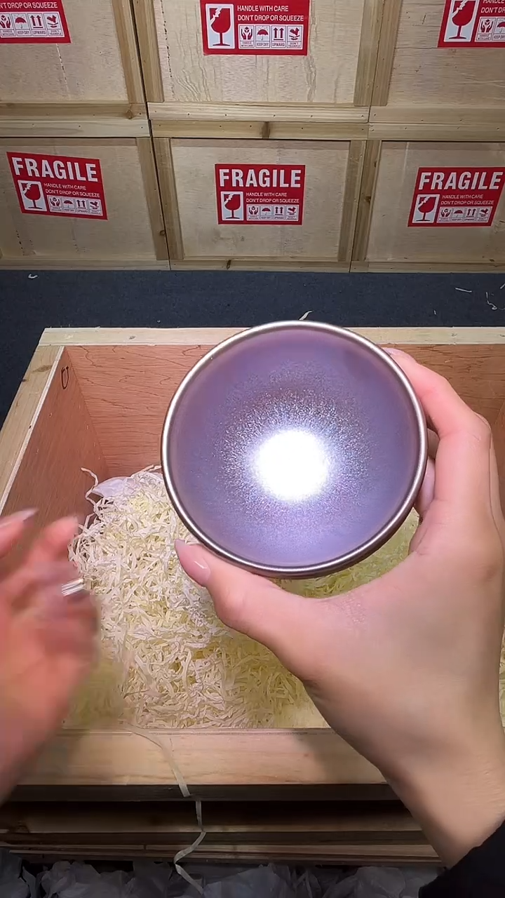 茶盏茶盏主人杯极光幻彩钵