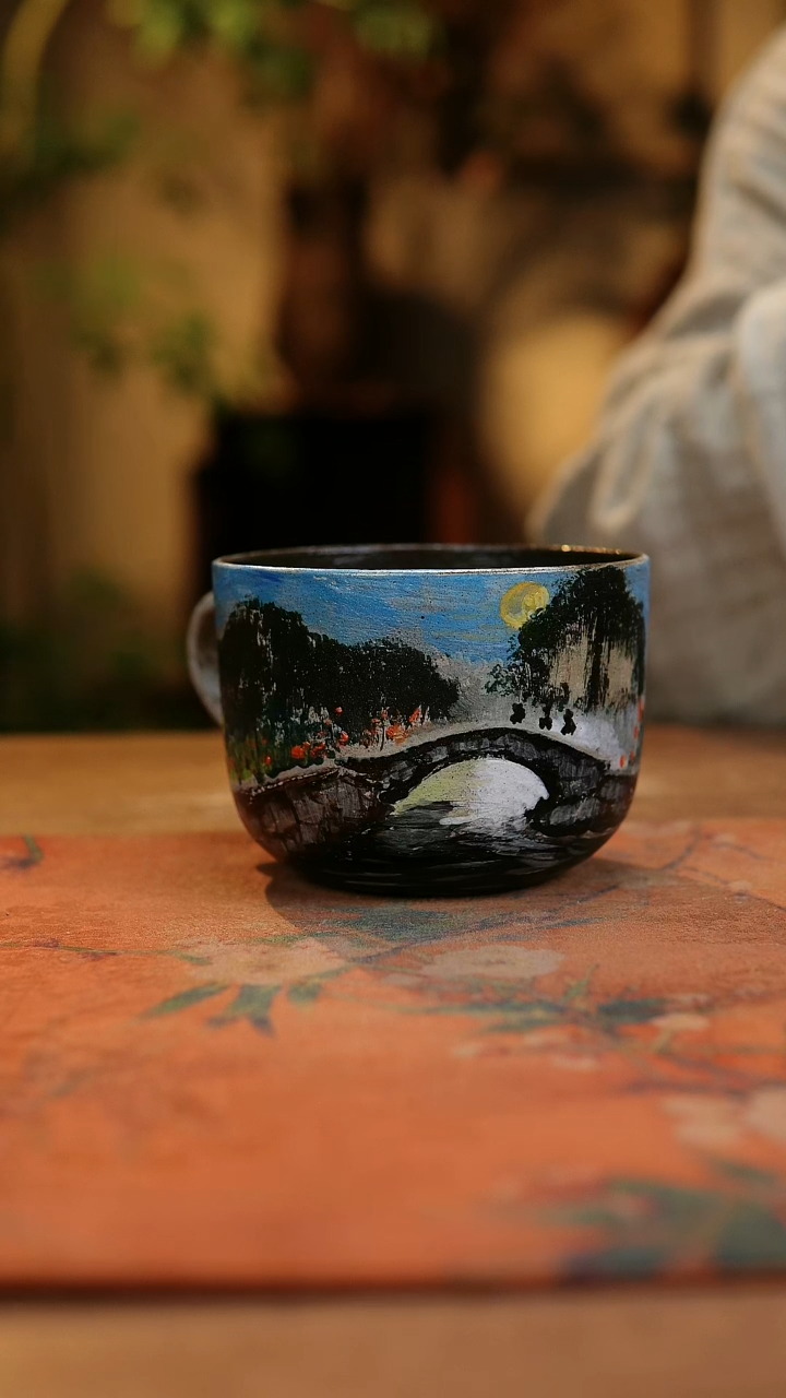 【闪购商品】瓷片1093景德镇手工手绘釉下彩高温瓷