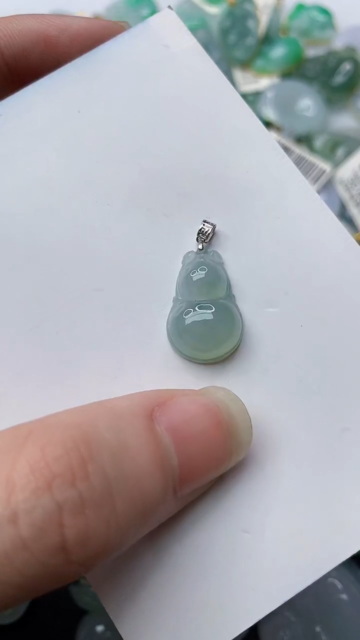 【闪购商品】翡翠颈饰18K金镶嵌35..........